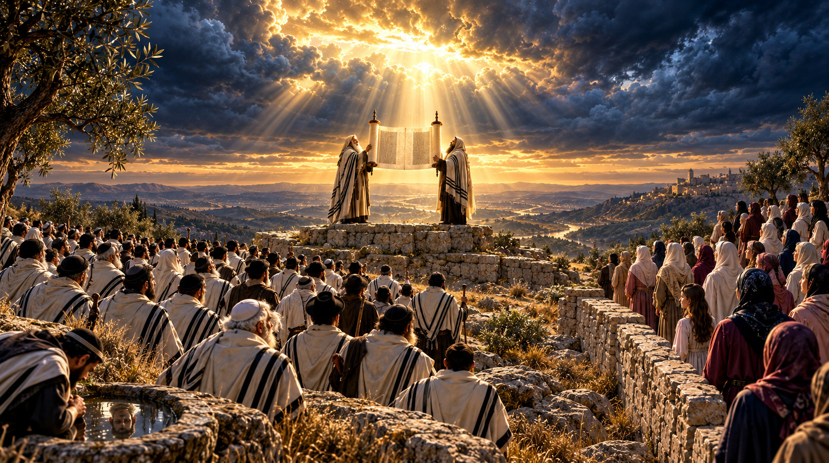 Haazinu — the song of Moshe, heaven and earth called as witnesses before the assembly of Israel