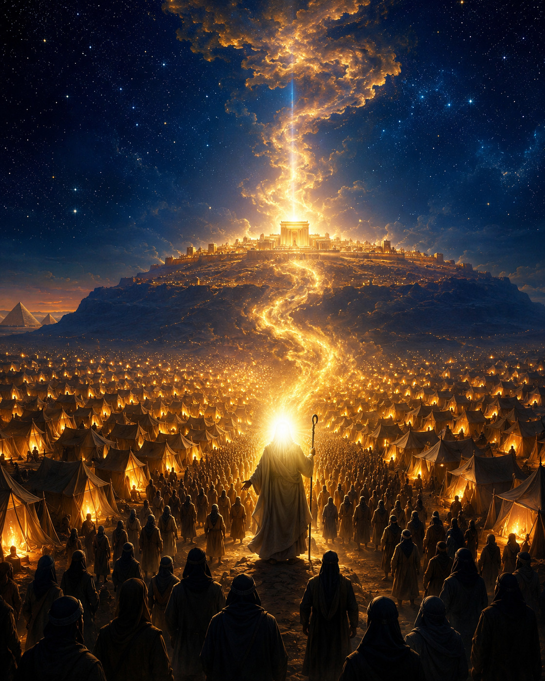 מַטּוֹת־מַסְעֵי — עַנְנֵי הַכָּבוֹד נוֹשְׂאִים אֶת יִשְׂרָאֵל אֶל מְקוֹם הַמִּקְדָּשׁ וְקָרְבַּן הַפֶּסַח